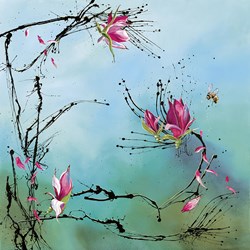Dream in Colour by Kay Davenport - Box Canvas sized 18x18 inches. Available from Whitewall Galleries